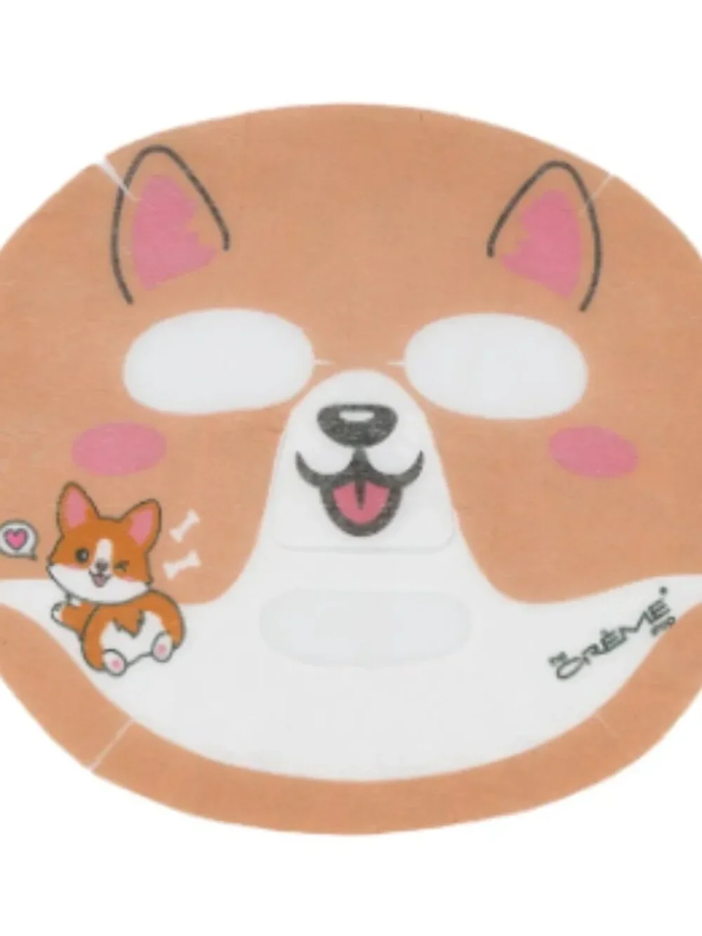 Creme Shop Be Juicy, Skin! Animated Corgi Face Mask 2 pk